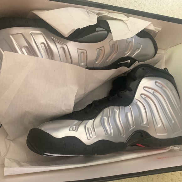 nike foamposite chrome